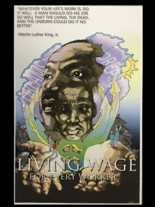 1st Place Poster Winner: Jason Kinsey in Tompkins County Human Rights Commission Poster Contest: What Would MLK Say About a Living Wage in Tompkins County?